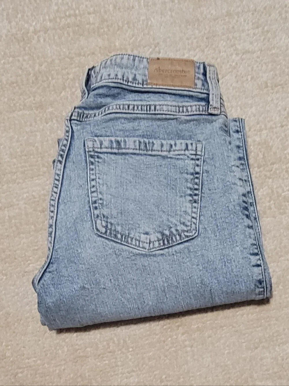 Abercrombie kids High Rise Wide Leg Jeans